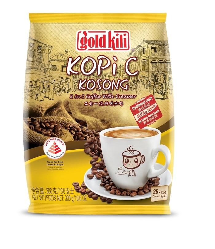 Кофе 2в1 растворимый KOPI C KOSONG порционный 300 г. (25 стиков по 12г.)  #1