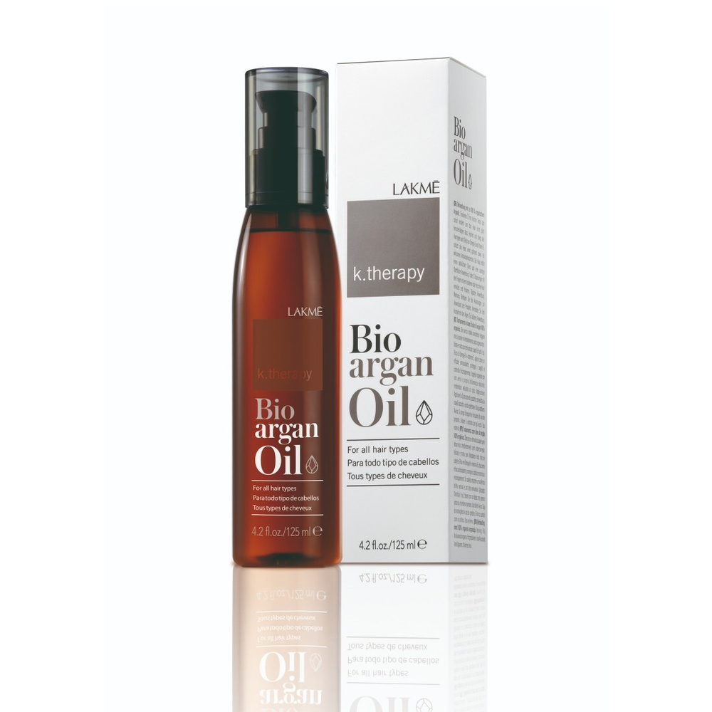 Lakme Аргановое масло для увлажнения и ухода за волосами K.Therapy Bioagran Oil, 125 мл - купить с доставкой по выгодным ценам в интернет-магазине OZON (223665384)