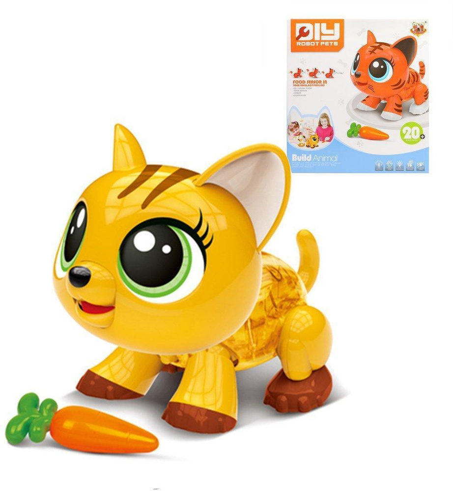 Робот-конструктор Наша Игрушка Мой маленький питомец, свет, звук, бежит ...