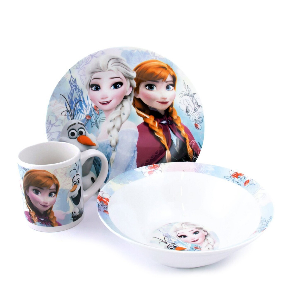 Набор детской посуды в подарочной упаковке Disney, Холодное сердце ...