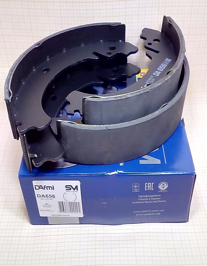 Колодки тормозные DAFMI DA656 Задние - купить по низким ценам в ...