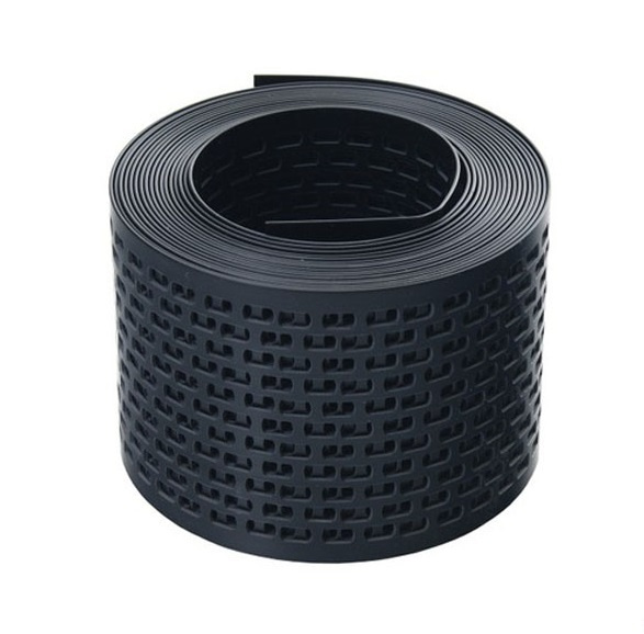 Лента карнизная перфорированная ПВХ Grand Line Черная (RAL 9005 ...