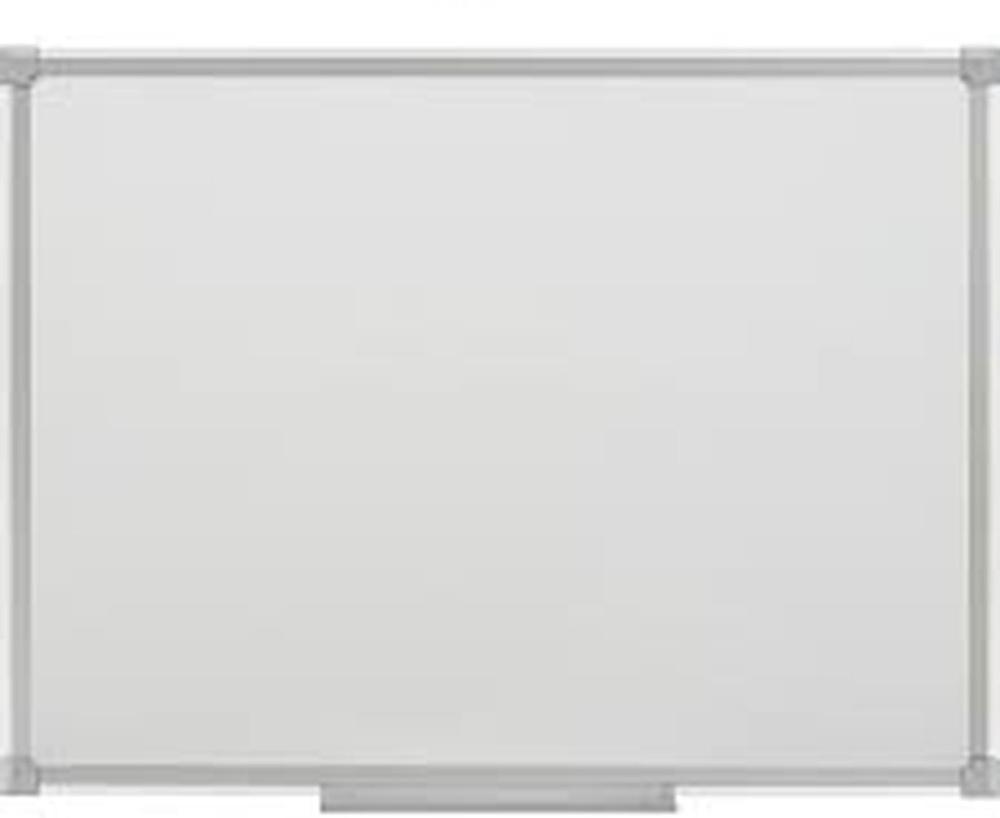 Доска магнитно-маркерная 90х120 см усиленная рама лаковое покрытие ...