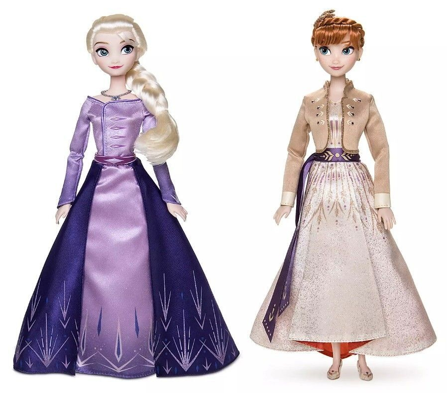 Elsa anna barbie set sale