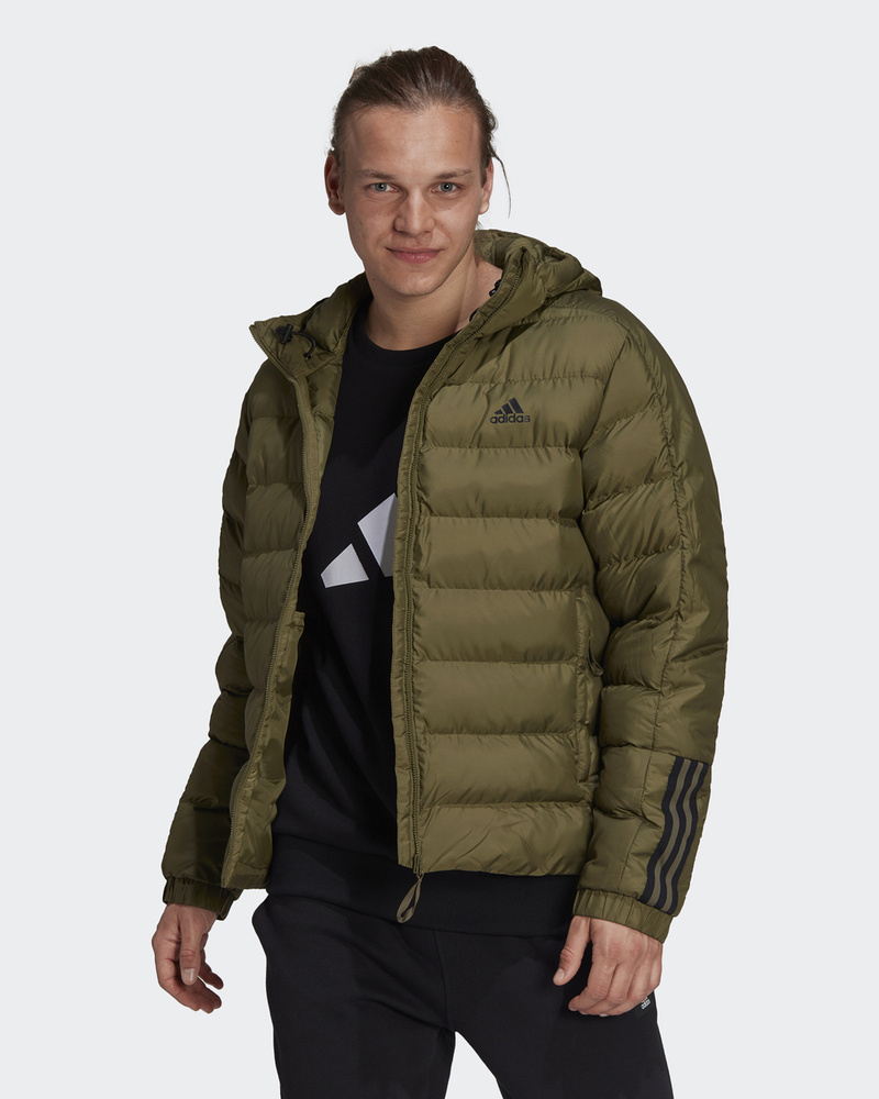 adidas Itavic 3 Stripes Midweight Hooded Jacket