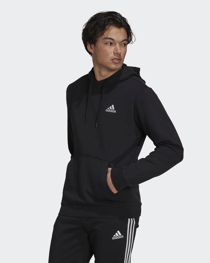 Adidas men's essential fleece best sale zip hoodie