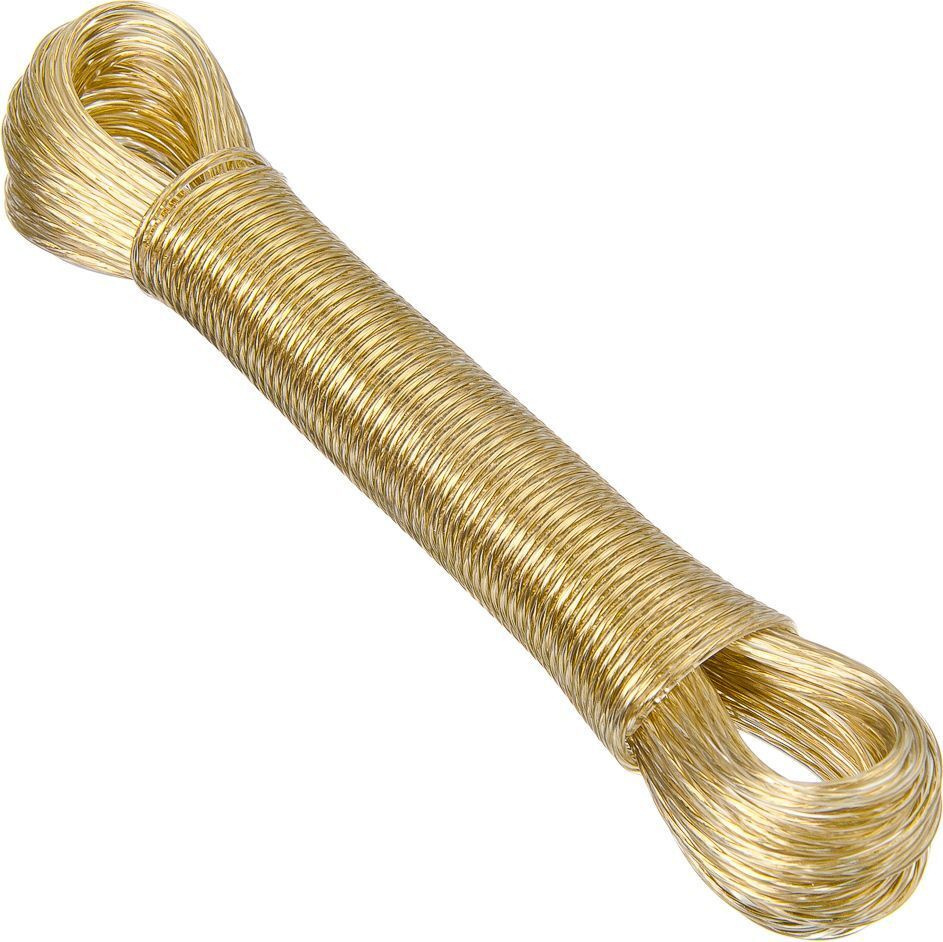 Веревка бельевая,  с металлической жилой, 2 мм х 20 м #1