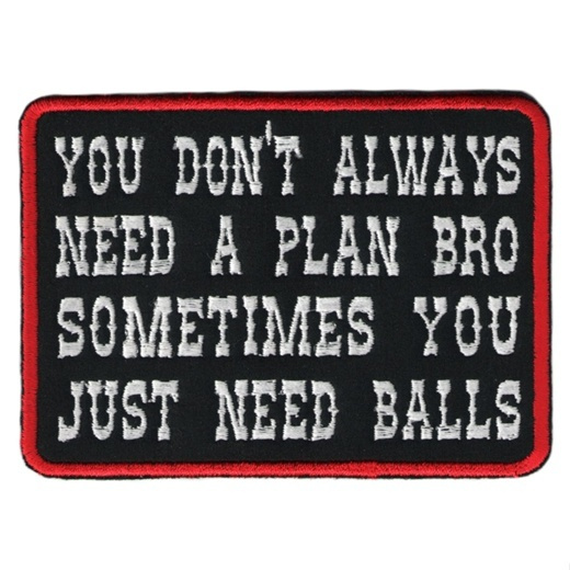 шеврон NEED BALLS #1