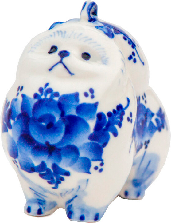 Елочная игрушка Породистая Гжель, Фарфор - купить в интернет-магазине ...