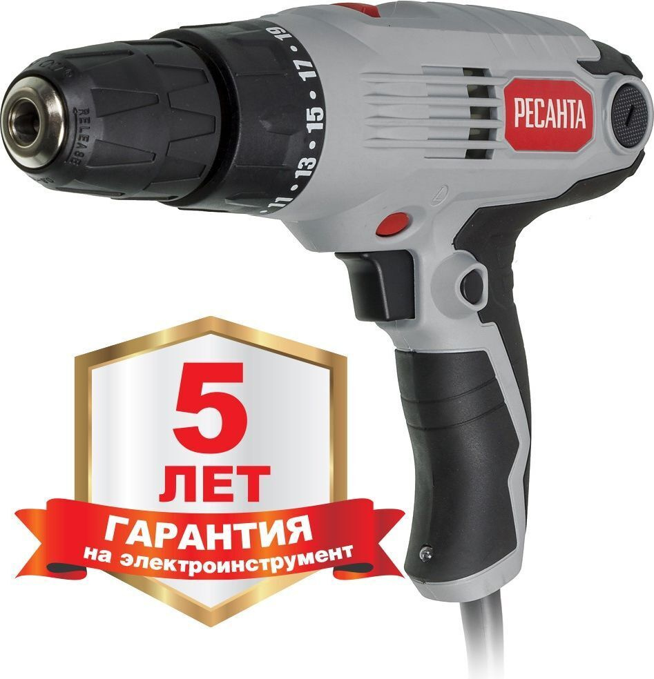 Сетевой шуруповерт СШ-550-2 Ресанта #1