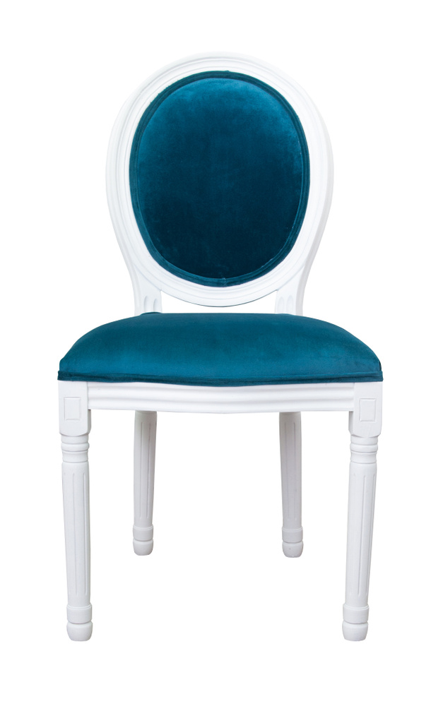 Стул медальон Mak-interior, Volker Blue+white #1