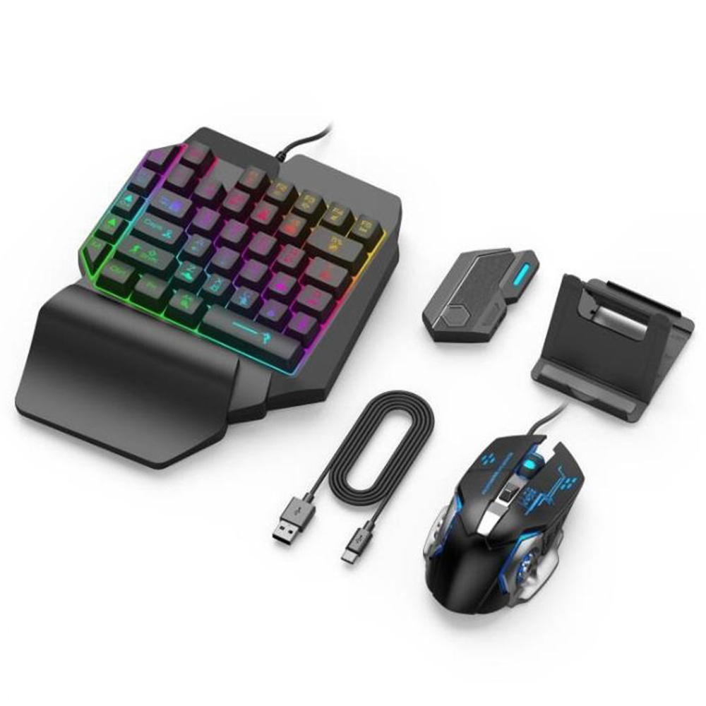 Мышь Мобильный геймпад для игровой клавиатуры PUBG Controller Mouse Mix SE  Set SZ-OZQ5-I500167479A2, черный - купить по выгодной цене в  интернет-магазине OZON (822628742)