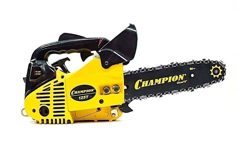 Бензопила Champion 125T-10" (3/8" 1,3мм 40зв 0,7кВт) #1