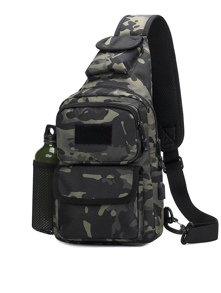 Тактическая сумка на одно плечо, однолямочный тактический рюкзак в ...