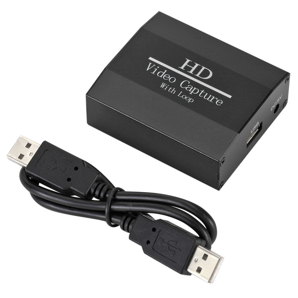 Карта захвата видео и аудио HDMI 1080P с петлевым выходом для PS4 XBox ...