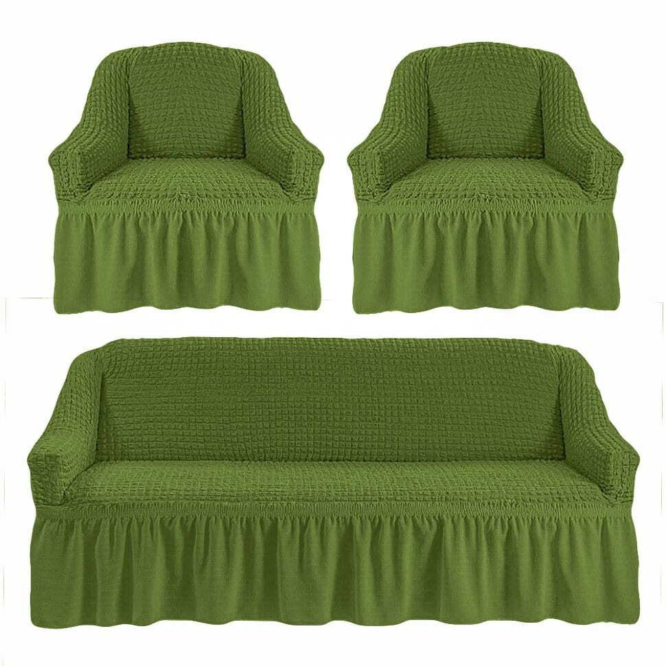 МАРТЕКС / чехол для мягкой мебели 3-х местный диван +2 кресла