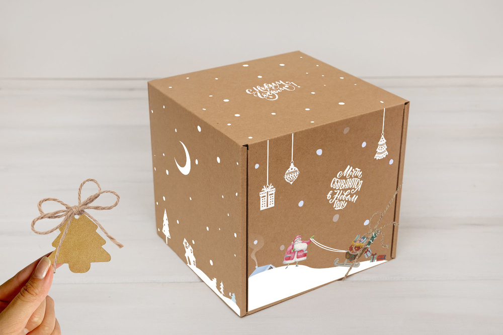 #2 Подарочная коробочка “Мятный леденец”