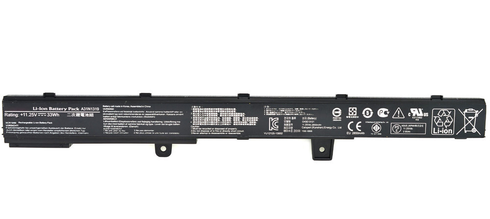 Аккумулятор A31N1319 Premium для Asus X551MA, X551CA, X551MAV, X451CA, R512MA / 11,25V 2850mAh 32Wh  #1