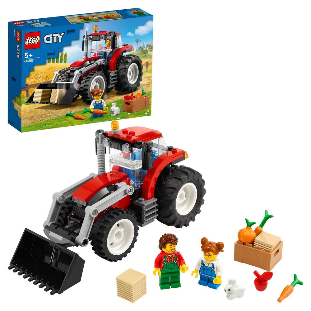 Конструктор LEGO City Great Vehicles Трактор 60287 - купить с доставкой по  выгодным ценам в интернет-магазине OZON (747083998)