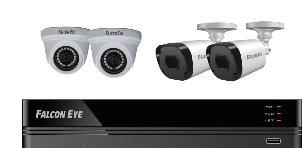 Комплект видеонаблюдения Falcon Eye FE-104MHD KIT Офис SMART #1