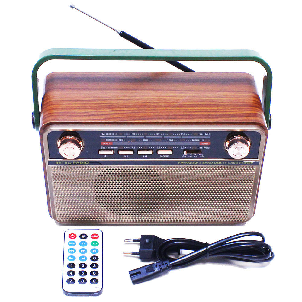 Bluetooth радиоприемник в стиле "Ретро" Kemai MD-505 Темное дерево  #1