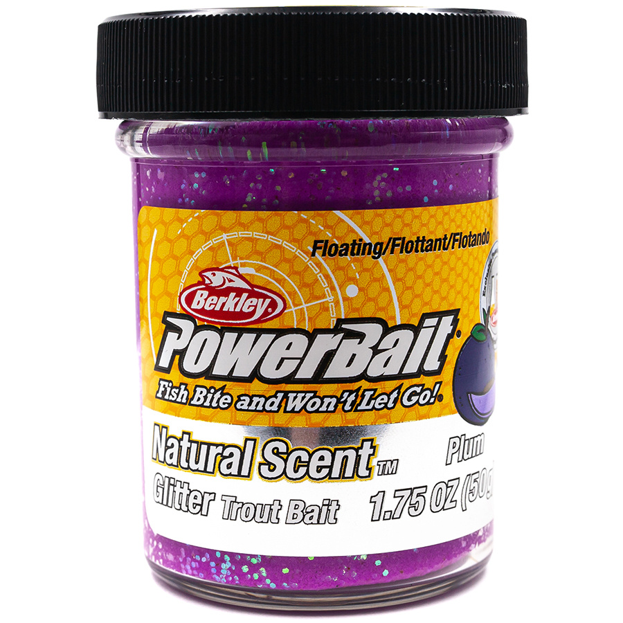 Форелевая паста BERKLEY PowerBait Natural SCENT Слива (BGTPL2) 50 гр / Паста Беркли / Рыбалка на форель #1