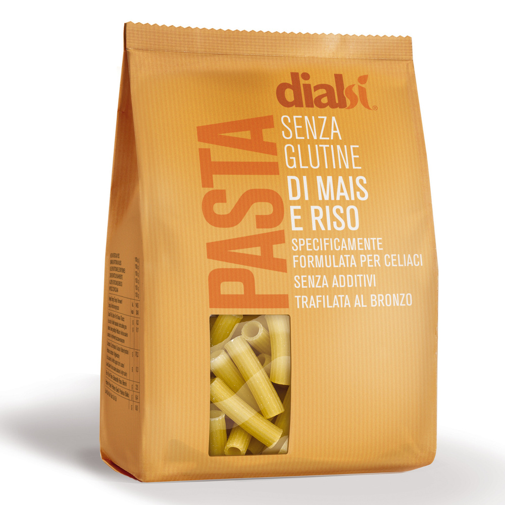 Макароны Dialsi Маккерони из кукурузы и риса 400гр. Без глютена ...