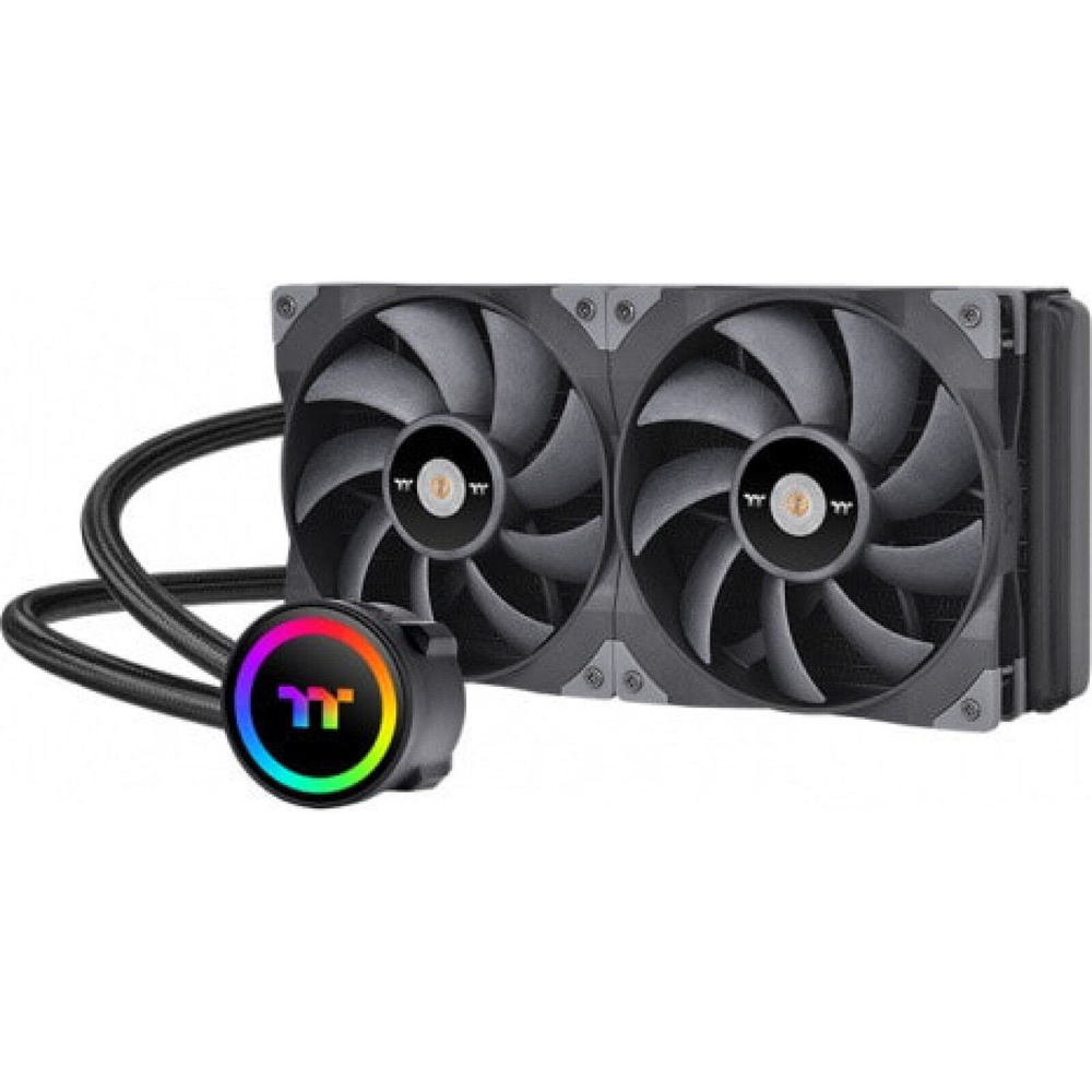 Жидкостная система охлаждения Thermaltake TOUGHLIQUID 280 ARGB Sync  (CL-W320-PL14BL-A) - купить кулер по выгодной цене в интернет-магазине OZON  (416168141)