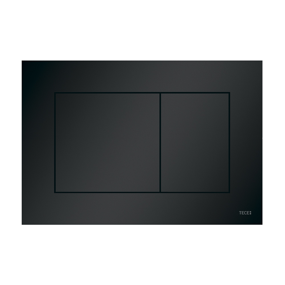 Пластиковая панель смыва TECEnow черная матовая для инсталляции унитаза 150 x 220 x 5 мм  #1