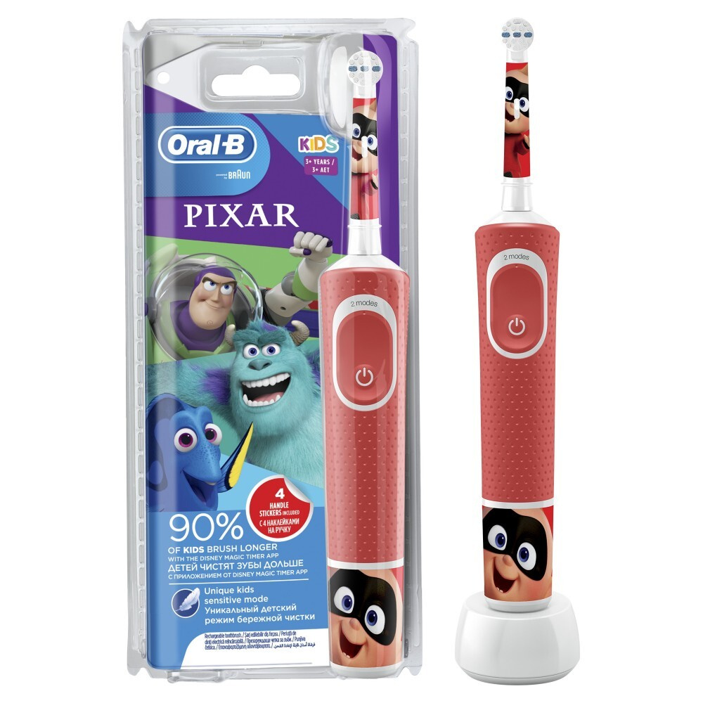 Детская электрическая зубная щетка Oral-B Vitality Kids Pixar D100.413.2K  #1