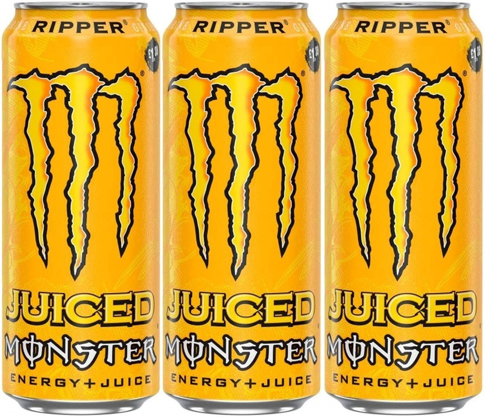 Энергетический напиток Монстер Риппер / Monster Energy Ripper 3 шт. 500мл (Ирландия)  #1