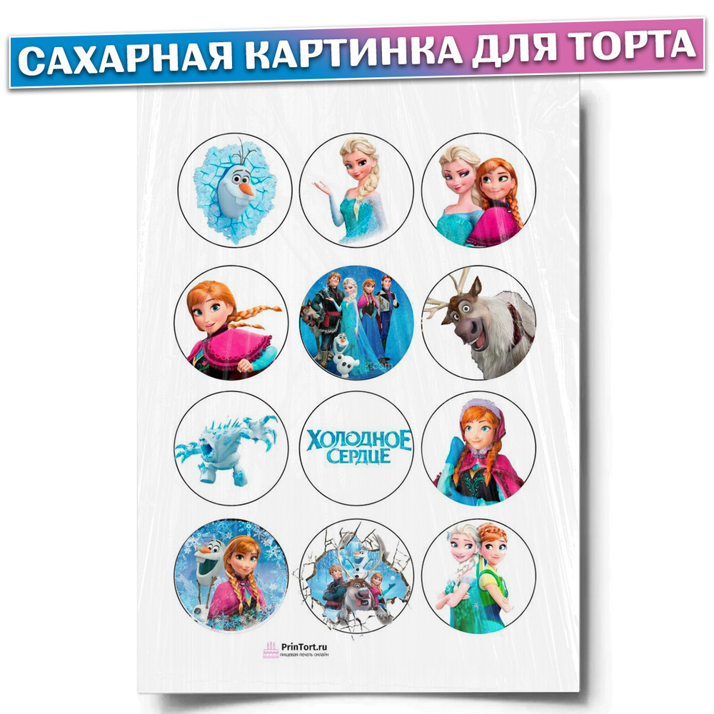 Сахарная картинка для торта 