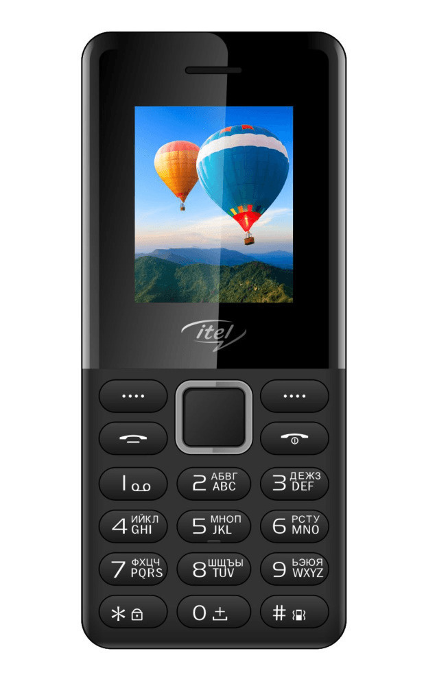 Телефон сотовый ITEL IT2163R DS Elegant Black, 2SIM, 1.77", TN, 128x160, GPRS, BT, FM, micro SD, 600 #1