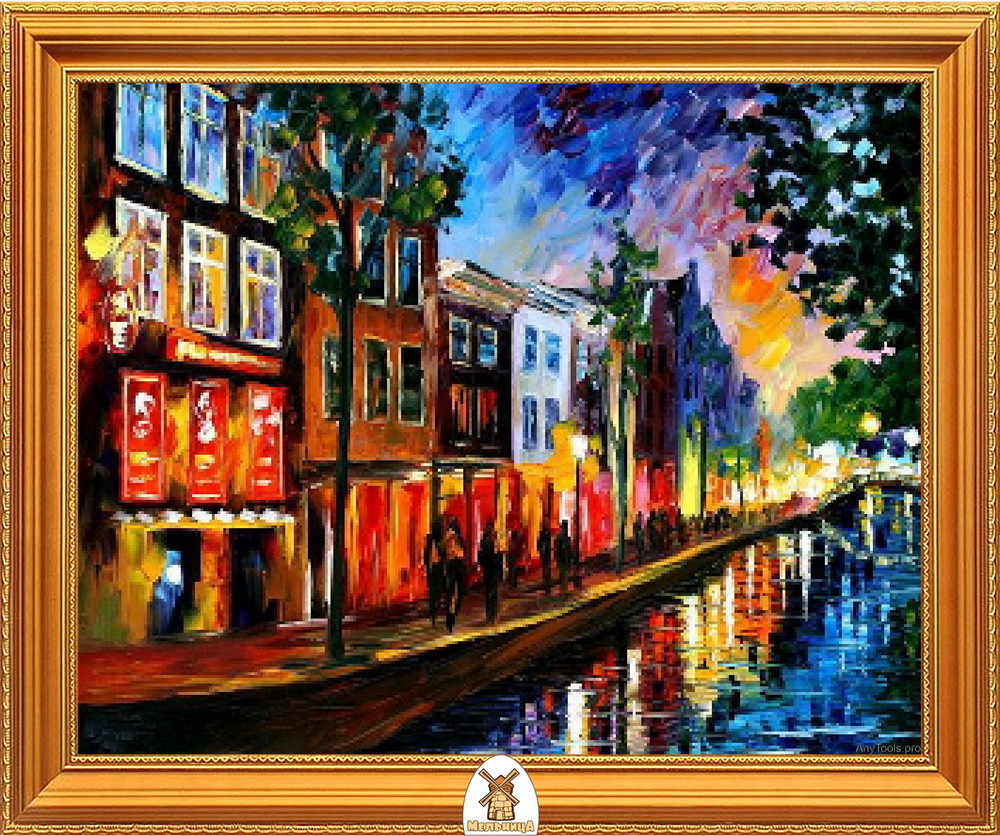 Алмазная мозаика 40*50 см. Полная выкладка. Картина из страз. Алмазная ...