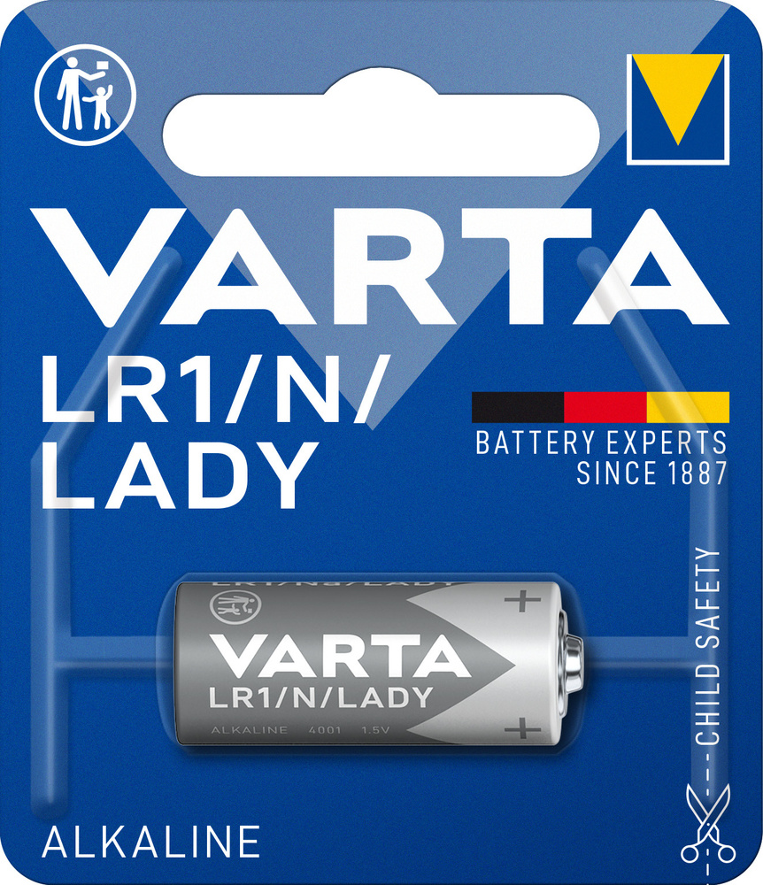 Varta Батарейка N, Щелочной тип, 1,5 В, 1 шт #1