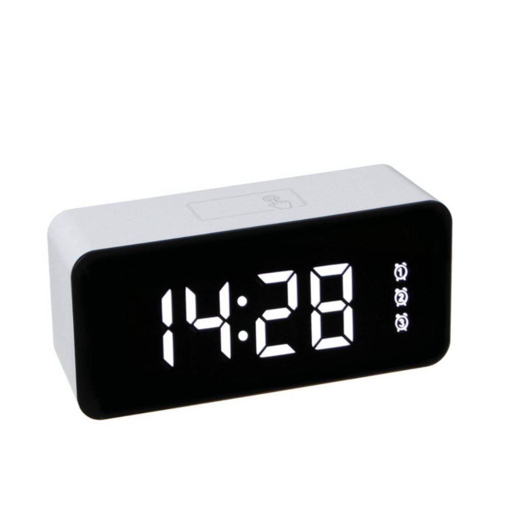 Будильник электронный сенсорный (термометр, календарь), LADECOR 3хААА ...