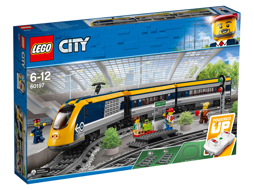 Конструктор Lego City 60197 Пассажирский поезд-LEGO Оригинал #1