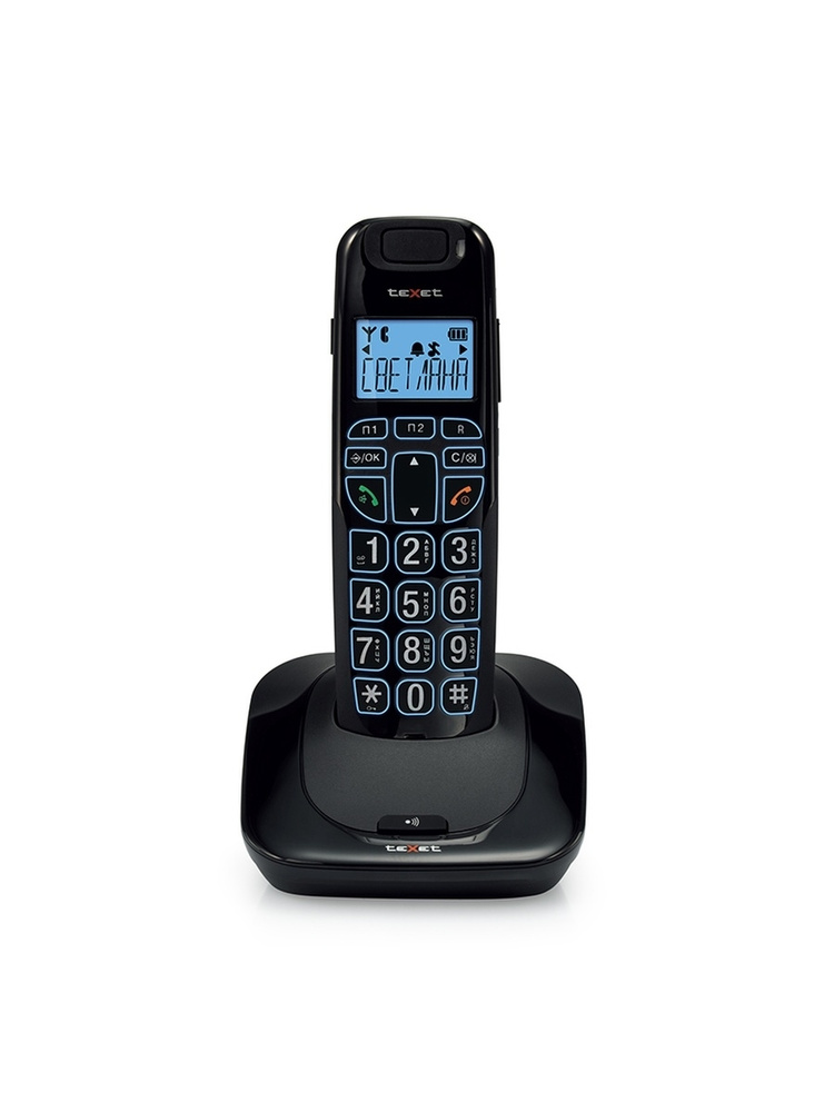 Texet Телефон стационарный TX-D7505А черный. Товар уцененный #1