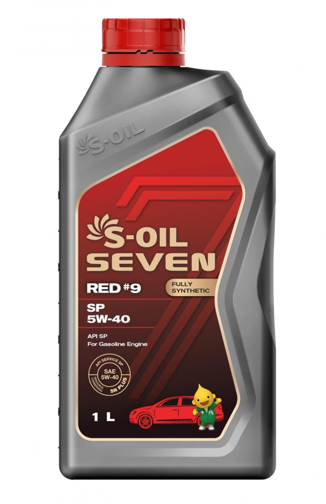 S-OIL SEVEN RED #9 5W-40 Масло моторное, Синтетическое, 1 л #1