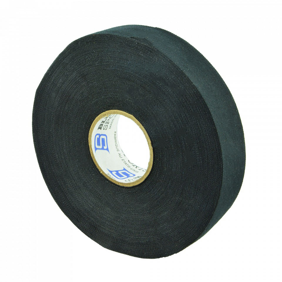 Лента хоккейная Blue Sport Tape Coton Black,603314, ширина 36 мм., длина 50 м., черный  #1