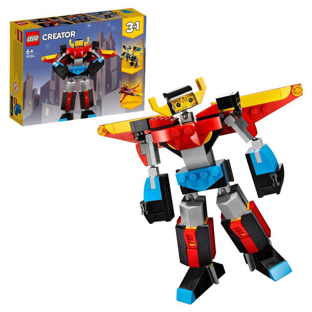 31124 Конструктор Lego Creator Super Robot 3 из 1159 деталей, игрушечные строительные блоки для мальчиков #1