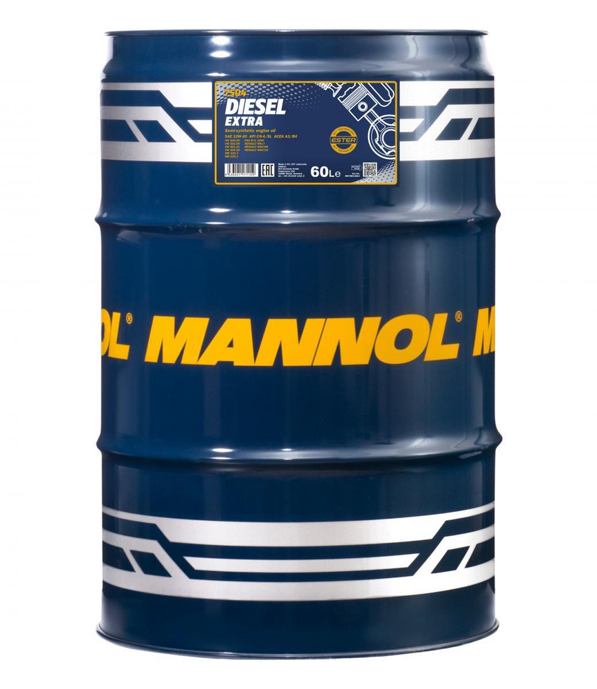 MANNOL DIESEL EXTRA 10W-40 Масло моторное, Полусинтетическое, 60 л #1