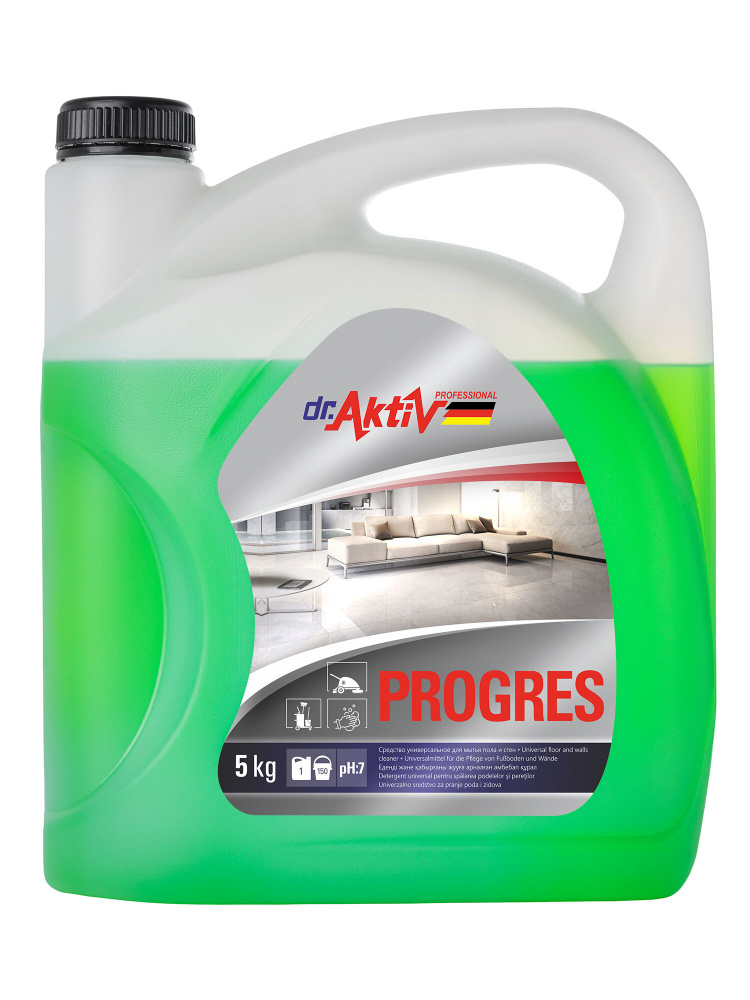Универсальное средство для мытья полов и стен Dr.Aktiv Progres 5 кг концентрат  #1