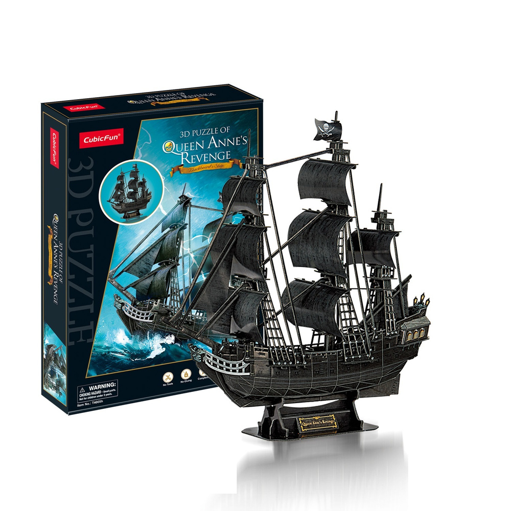3Д Пазл для детей и взрослых Корабль/ Сборная модель/ Развивающие пазлы ...