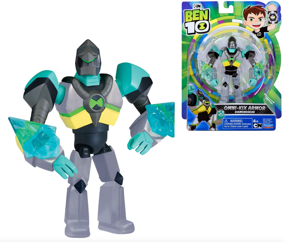 Фигурка Бен 10 Бронированный алмаз Ben 10 Diamondhead Omni-Kix Armor 76145  - купить с доставкой по выгодным ценам в интернет-магазине OZON (549185767)