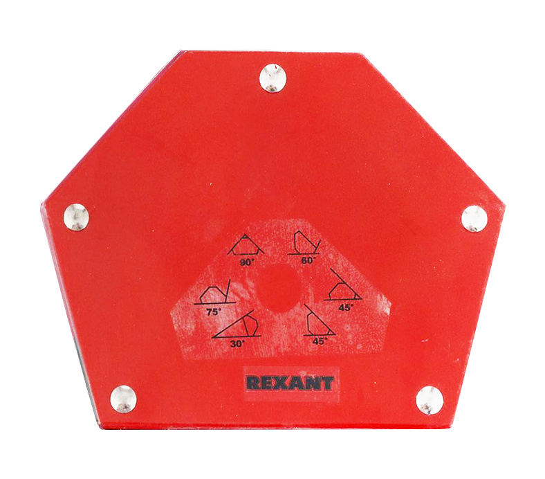 Магнитный держатель Rexant угольник для сварки на 6 углов усилие 34 кг  #1