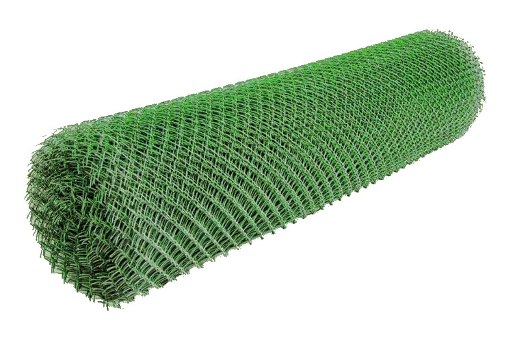 Сетка рабица ПВХ 50х50, рулон 10м (высота 1,8 м) Зеленый #1