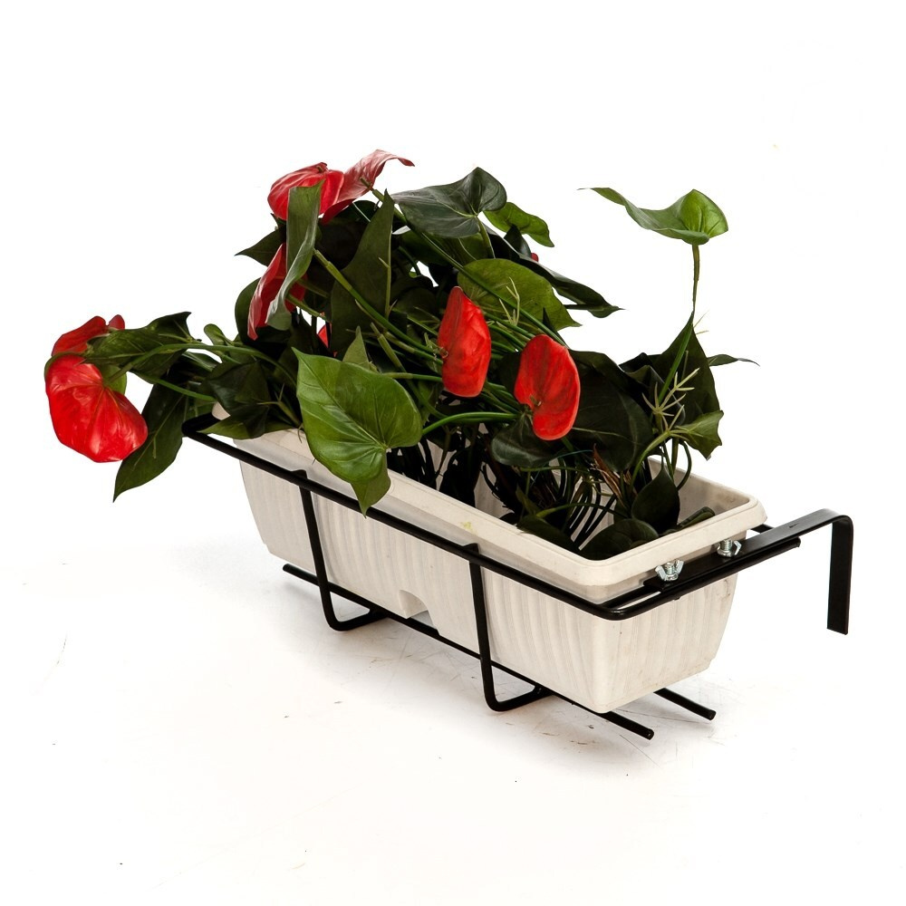 Подставка для цветов балконная на террасу крепление для цветочных ...