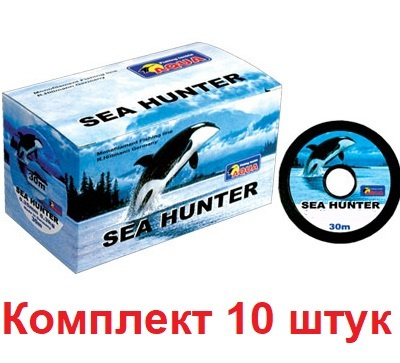 Леска зимняя для рыбалки AQUA Sea Hunter 0,16mm 30m, 10 штук #1