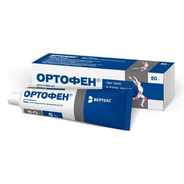 Ортофен гель для наруж. прим. 5% 50г #1